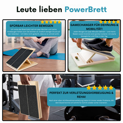 PowerBrett - Stabilität beginnt in den Füßen