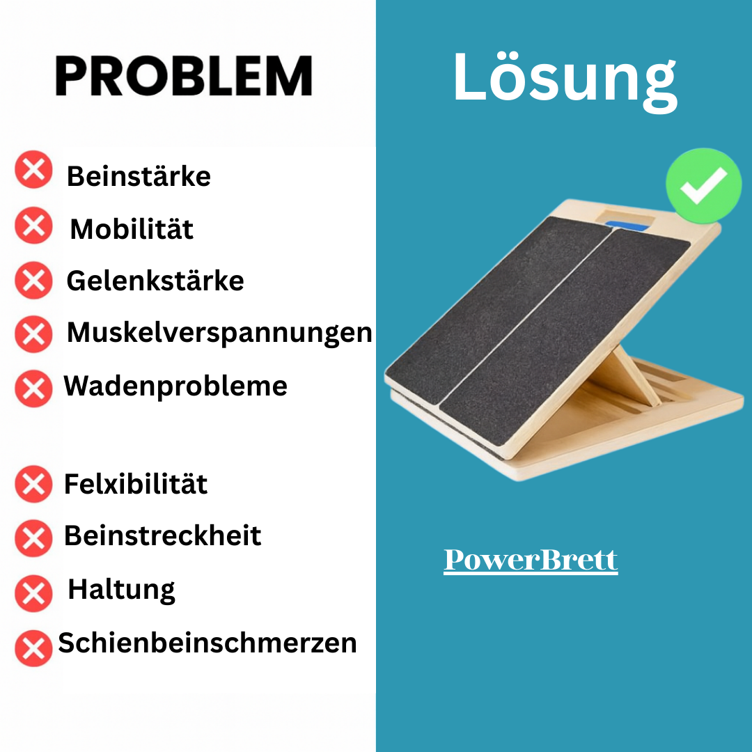 PowerBrett - Stabilität beginnt in den Füßen