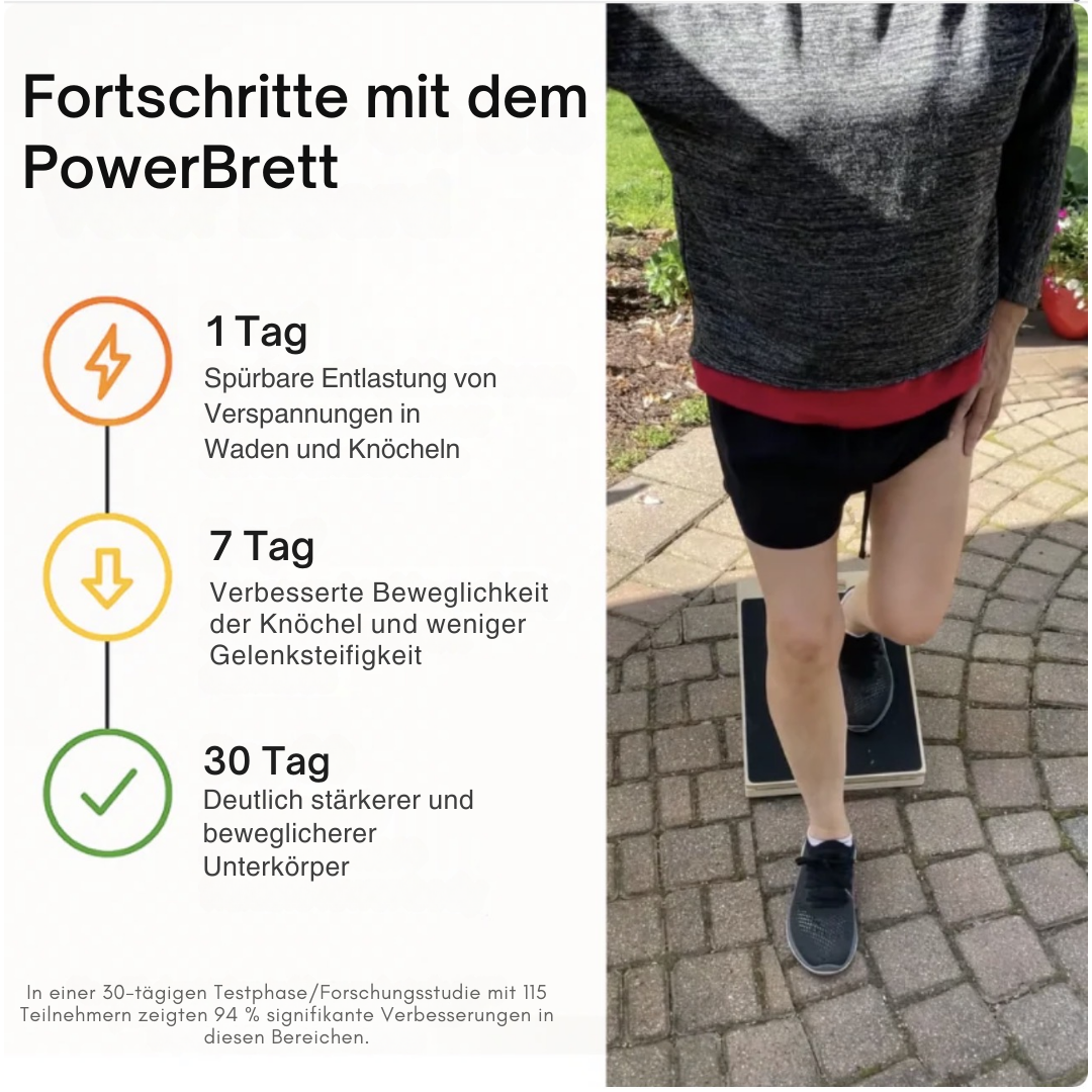PowerBrett - Stabilität beginnt in den Füßen