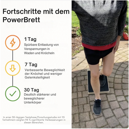 PowerBrett - Stabilität beginnt in den Füßen